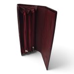 Portofel damă vișiniu din piele naturală lăcuită – PD-AE501-1 - imagine 6