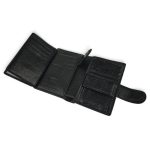 Set cadou bărbați EVROS SC-01 – Curea automată 3,5 cm și portofel din piele naturală, Negru - imagine 8