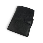 Set cadou bărbați EVROS SC-01 – Curea automată 3,5 cm și portofel din piele naturală, Negru - imagine 6