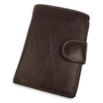 Set cadou barbati maro EVROS SC-02M – Curea 4 cm și portofel din piele naturală, cutie magnetică premium, maro, cutie magnetică premium - imagine 6