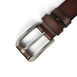 Set cadou barbati maro EVROS SC-02M – Curea 4 cm și portofel din piele naturală, cutie magnetică premium, maro, cutie magnetică premium - imagine 11