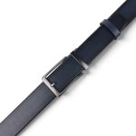 Curea bărbați bleumarin din piele naturală 3,5 cm, automată – 45918-2 - imagine 5