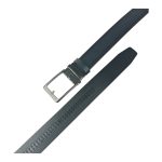 Curea bărbați bleumarin din piele naturală 3,5 cm, automată – 45918-2 - imagine 3