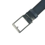 Curea bărbați bleumarin din piele naturală 3,5 cm, automată – 45918-2 - imagine 5
