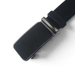 Curea bărbați piele întoarsă neagră, automată, 3,5 cm – SL26-11 - imagine 4