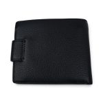Portofel bărbați din piele naturală neagră, închidere magnetică, RFID – PB03-2098T - imagine 2