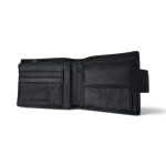Portofel bărbați din piele naturală neagră, închidere magnetică, RFID – PB03-2098T - imagine 3