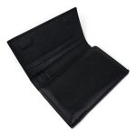 Portofel damă negru din piele naturală, magnetic – PD-A1973 - imagine 4