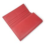 Portofel damă roșu din piele naturală cu închidere magnetică EVROS PD-A1 - imagine 3