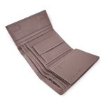 Portofel damă roz pal din piele naturală, magnetic – PD-A1973 - imagine 4